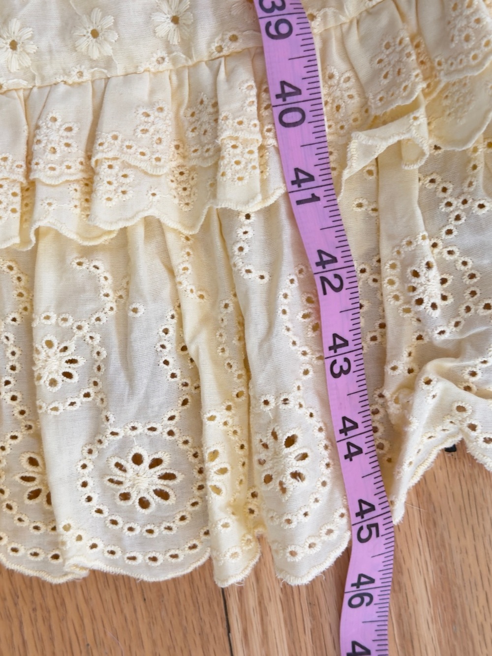 Altar'd State Lindsey Yellow Eyelet Ruffle Dress - Picture 5 of 9